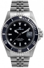 LORENZ Submarine 26121AA Orologio Uomo Automatico Nero Acciaio Jubilee Sub 100 M