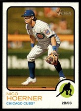 2022 Topps Heritage Nico Hoerner Chicago Cubs #309