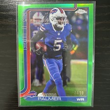 2025 Topps Chrome Bills Refractor Joshua Palmer 4/99