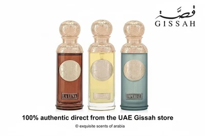 Gissah Fragrances Authentic Various 50ml 90ml Imperial Valley Hudson La Luna UK