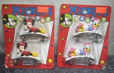 Vintage Goody Hair Accessories Mickey's Shoppe Minnie Daffy 1992 Barrettes