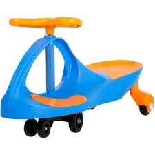 Lil’ Rider No-Gear Wiggle Car - Engaging Toddler Ride-On Toy in Blue & Orange