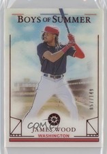 2024 Panini Boys of Summer Red 57/149 James Wood #42 o7m
