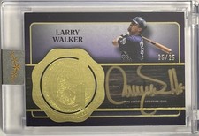 2025 Topps Five Star Larry Walker Colorado Rockies Golden Graphs #25/25