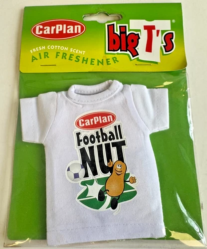CARPLAN - Fresh Cotton Scent Air Freshener FOOTBALL NUT bigT's