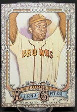 2025 Topps Allen & Ginter Satchel Paige #57 Silver Foil Filigree SP