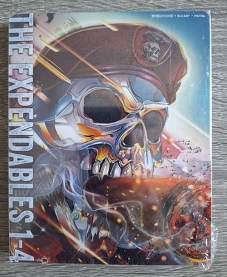 Expendables 4-Movie Collection Steelbook (4K UHD + Blu-ray)-NEW (Sealed)
