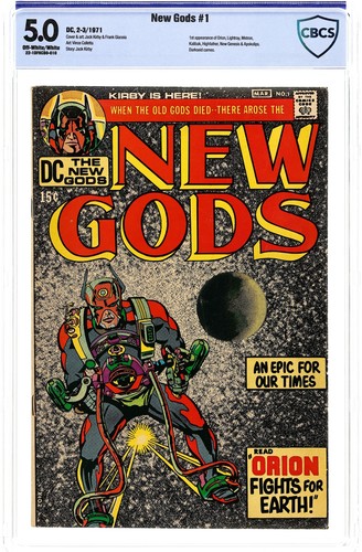 New Gods #1 CBCS 5.0 1971 22-1DF6CB0-010 1st app. Orion