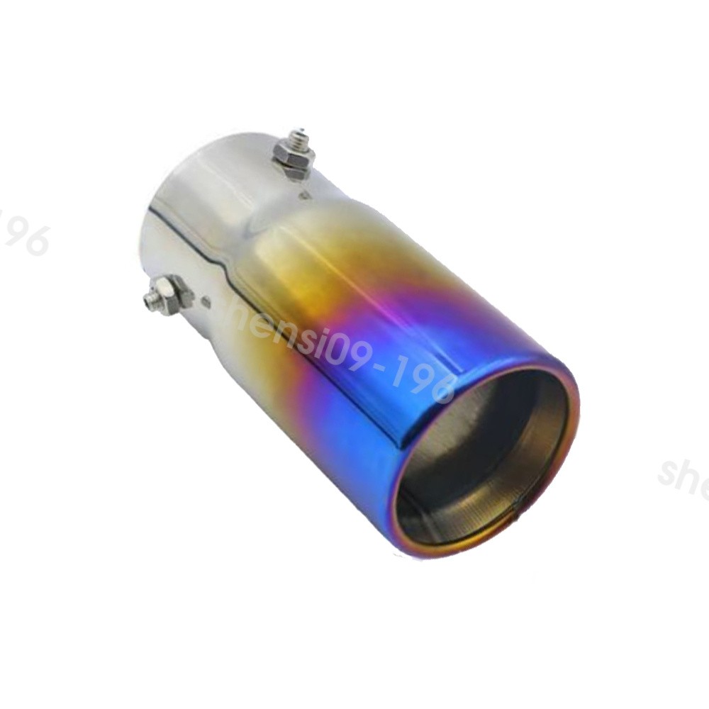 Blue Exhaust Pipe Tail Muffler Tip Throat Tailpipe For Maserati Quattroporte Q4