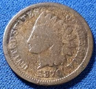 A 1870 INDIAN HEAD CENT. TOUGH DATE!