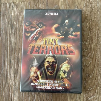 NEW Tiny Terrors DVD Set Shrunken Heads Dangerous Worry Dolls Gingerdead Man 2