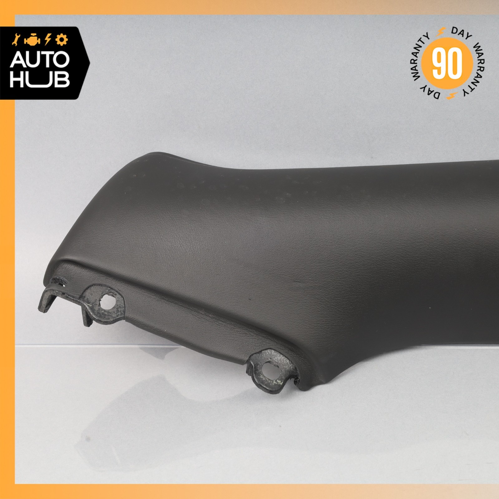 12-18 Bentley Continental GTC Front Right Side A-Pillar Trim Cover Black OEM