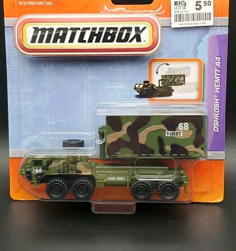 2010 Matchbox Oshkosh HEMTT A4 Camo Rare