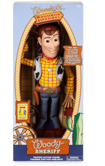 Disney Store Official Sheriff Woody Talking Action Figure fr