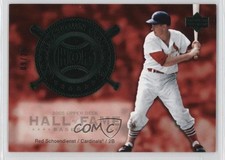 2005 Hall of Fame Cooperstown Calling Green 9/25 Red Schoendienst HOF 0t2
