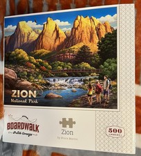 ZION NATIONAL PARK UTAH Boardwalk Puzzle 500 Pieces Parks Made in the USA