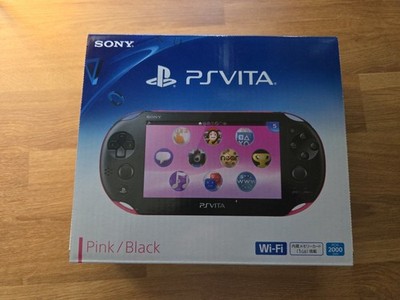 Sony PS Vita PCH-2000 Pink Black Slim Console Value Pack | eBay