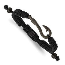Stainless Steel Gunmetal IP-Plated Fishing Ho...