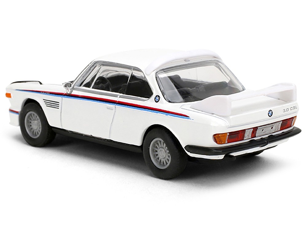 1975 BMW 3.0 CSL WHITE 1/64 DIECAST MODEL CAR BY MAJORETTE