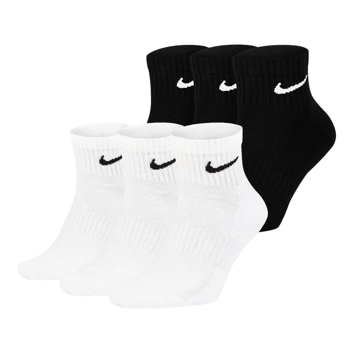 6, 9, 12, 15 Paar NIKE Trainingssocken Quarter Everyday Cushioned Ankle Socks