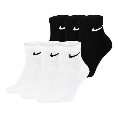 6, 9, 12, 15 Paar NIKE Trainingssocken Quarter Everyday Cushioned Ankle Socks