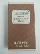 Ultima II  patina eye shadow duet .15oz rare amethyst / pink champane