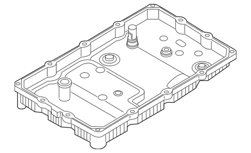 ⭐Genuine⭐ Transmission Oil Pan Cover 4528047400 for Hyundai G70 Kia K900 Stinger - Picture 5 of 6