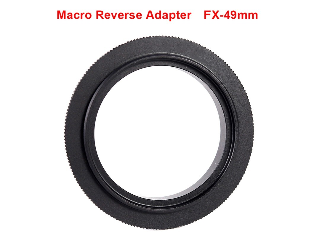 FX-49mm Thread Macro Reverse Lens Adapter Ring For FUJI FX Mount - UK STOCK
