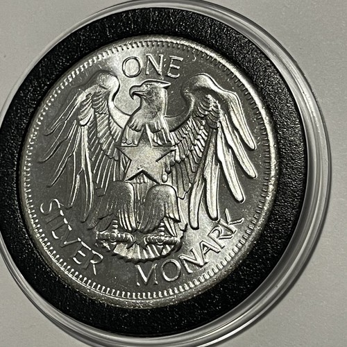 Monark Silver American Eagle Vintage Coin 1 Troy Oz .999 Fine Coin Round Medal - Picture 17 of 18