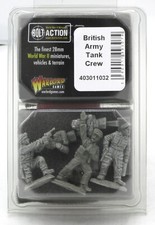 Bolt Action 403011032 British Army Tank Crew Resin WW2 Achtung Panzer Crewmen