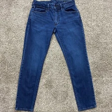 Bonobos Jeans Mens 30x29 Blue Athletic Fit Stretch Straight Dark Wash Denim