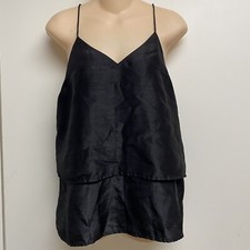 C/MEO Collective black layered cami tank top xxs