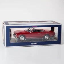Norev 1/18 Peugeot 504 Cabrio Andalou Diecast Car Model Collection Red In Box