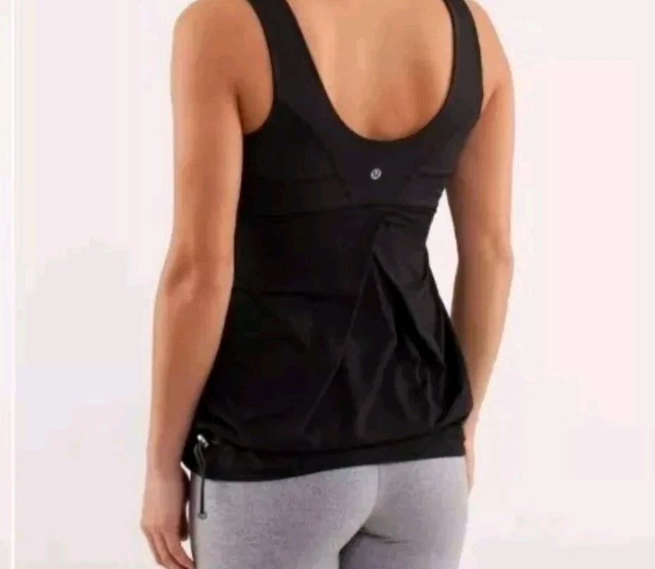 lululemon run tame me drawstring cinched tank-top