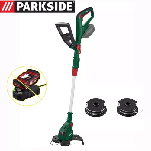 Parkside 20V Cordless Grass Trimmer Garden Lawn - Optional Battery & Charger