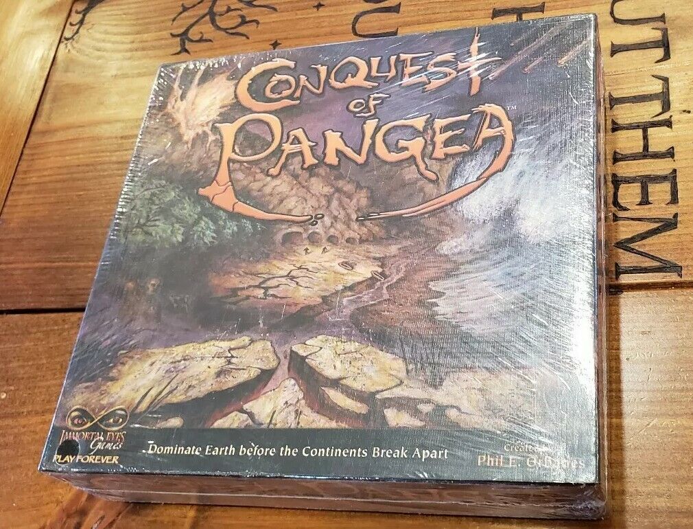 Conquest Of Pangea Board Game By Immortal Eyes Strategy Complete Very Nice