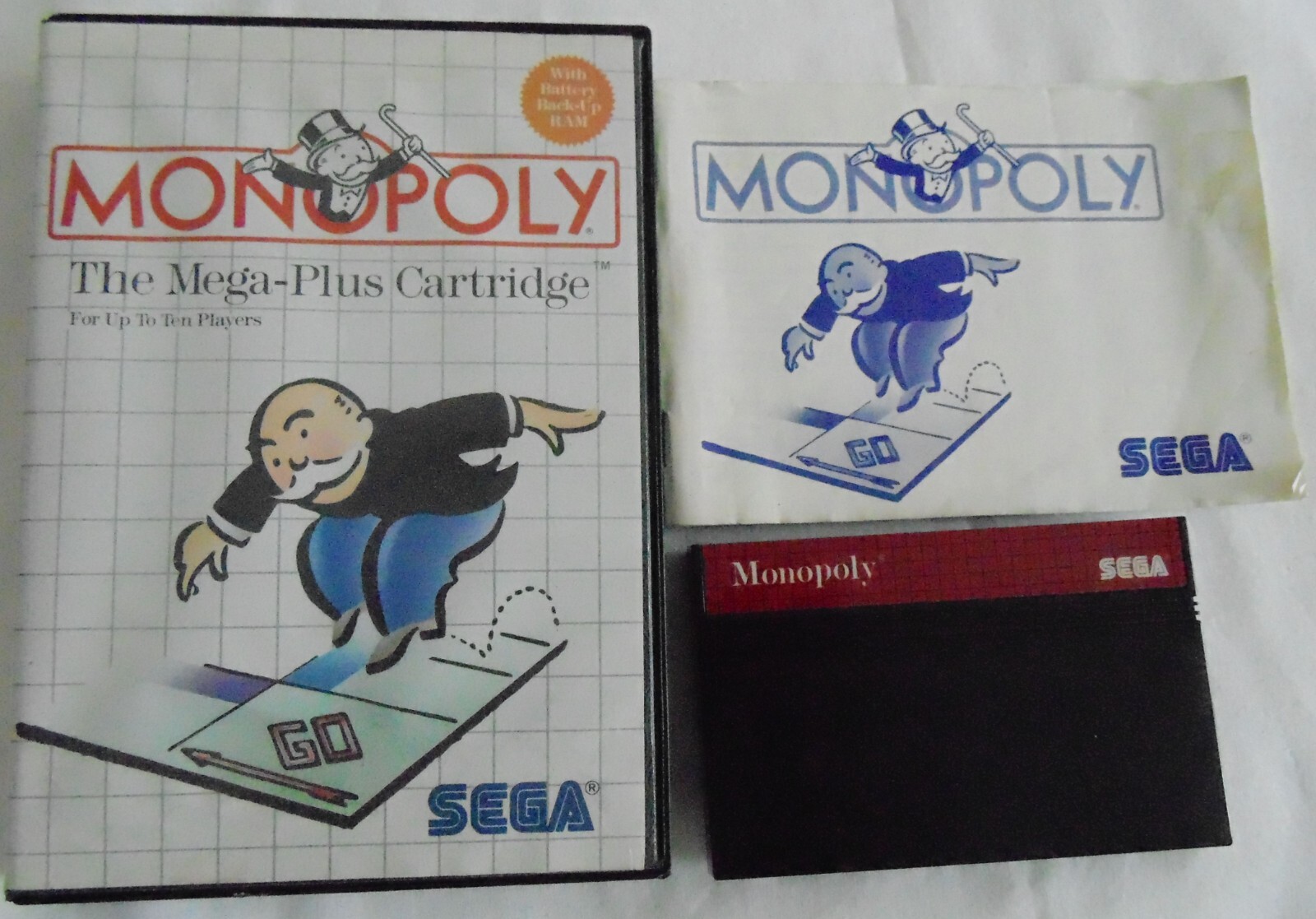 monopoly authentique version originale sega master system complet