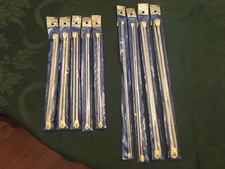 Lot of 9 10"  14" Boye Fashion Master Plastic Knitting Needles