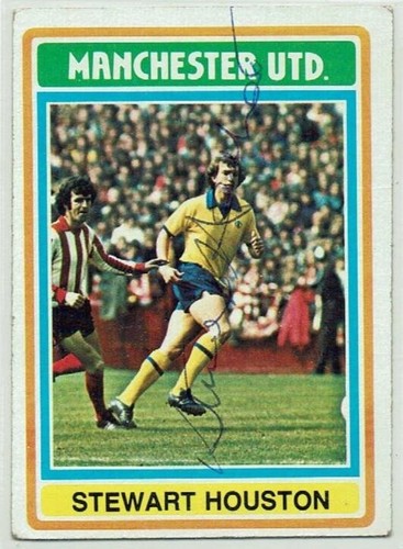 MANCHESTER UTD signed Topps Football set 1976 1977 1978 1979 Pick your card - Picture 11 of 45