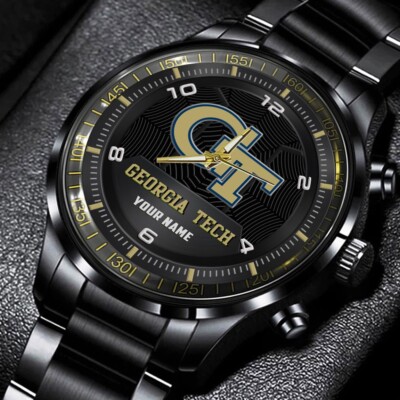 Georgia Tech Yellow Jackets Stainless Steel Watch