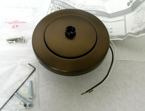 Bruck Lighting 240200BZ 4" Uni-Plug Design Surface Mount Canopy, Bronze