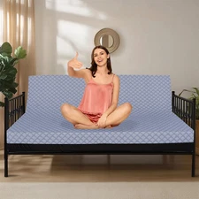 ZIKEBTUY Full Size Futon Mattress 5 Inch - Memory Foam for Sofa Bed & Frame.