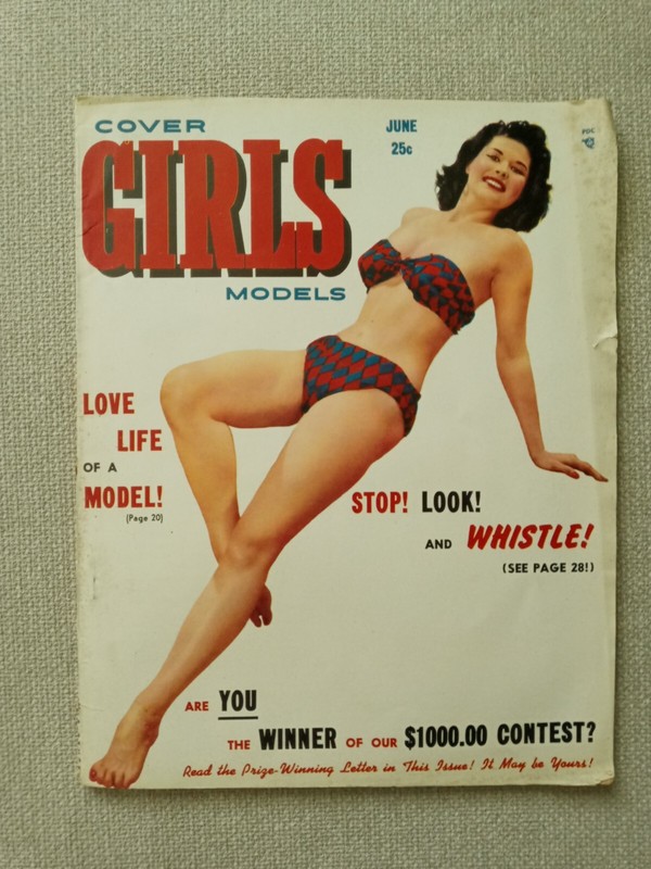 Vintage Pin-ups COVER GIRLS MODELS Magazine Vol. 1 #10 June 1951