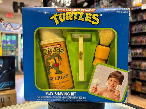 Play Shaving Kit (Vintage TMNT NInja Turtles, Mirage Studio) NEW OPEN - 第 1/10 張圖片