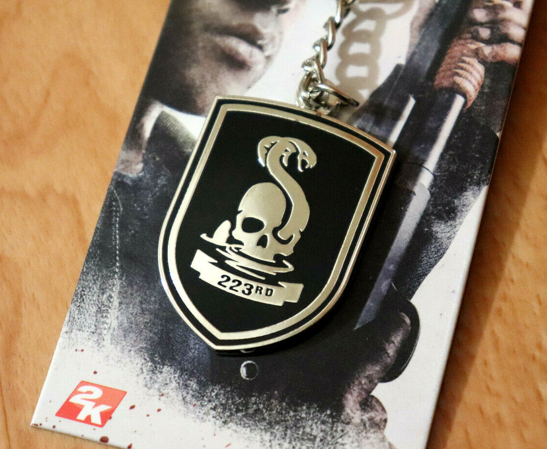 Mafia III 3 223rd Rare Metal Key chain Keyring | PS4 Xbox One