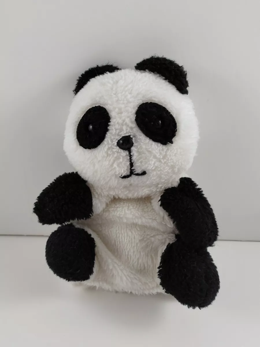 Vintage 1981 Fisher Price Panda Bear Puppet 162 Plush Stuffed
