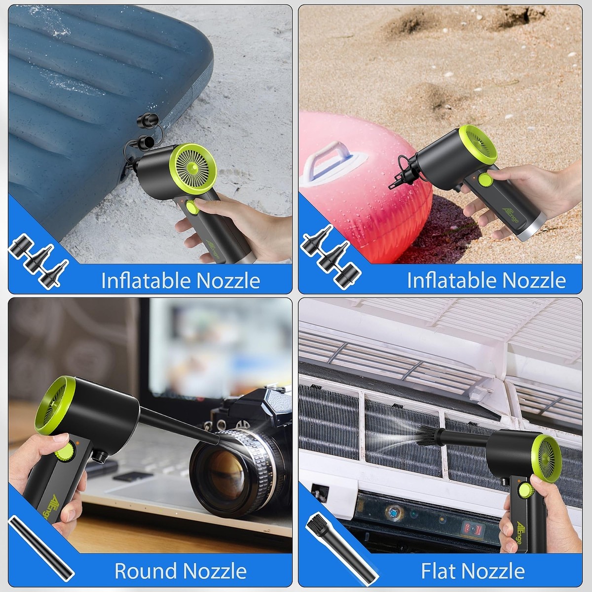 Compressed Air Duster, Electric Air Duster, Handheld Cordless Air