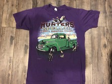 Vintage 1980s Sun Sportswear Hunters Special American Classic Truck Medium Shirt