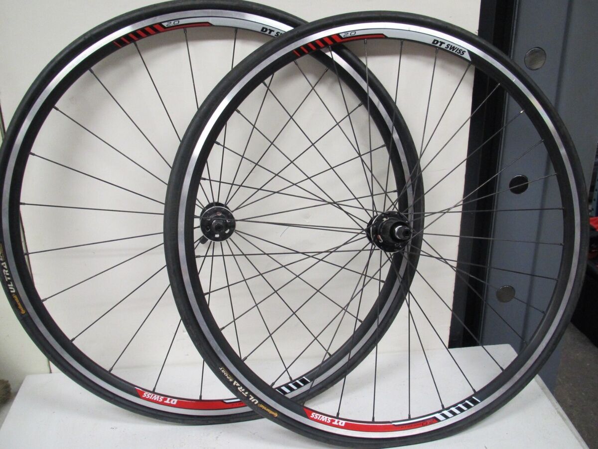 Set of DT Swiss 2.0 ETRTO 622x14 w/Continental Ultra Sport Set of DT Swiss 2.0 ETRTO 622x14 w/Continental Ultra Sport