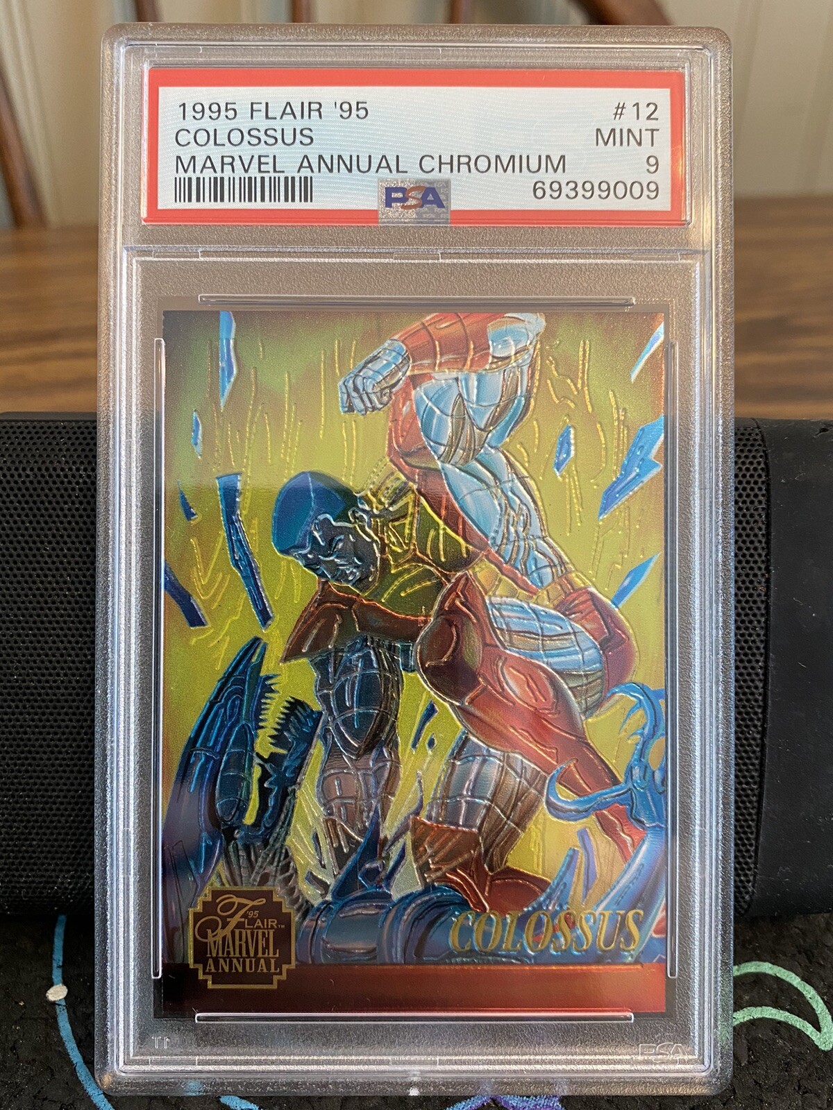 1995 Flair Marvel Annual Chromium Complete Set (12 Cards) – Clean 90s Marvel Trading Cards